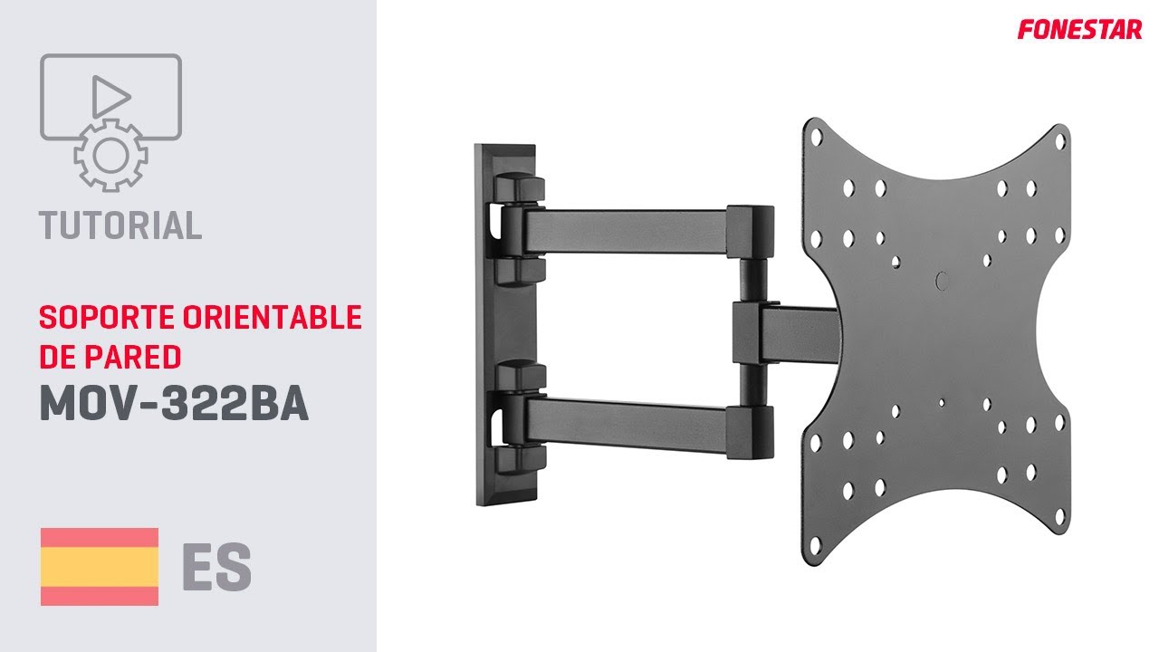 TUTORIAL Montaje de soporte TV orientable de pared MOV-322BA