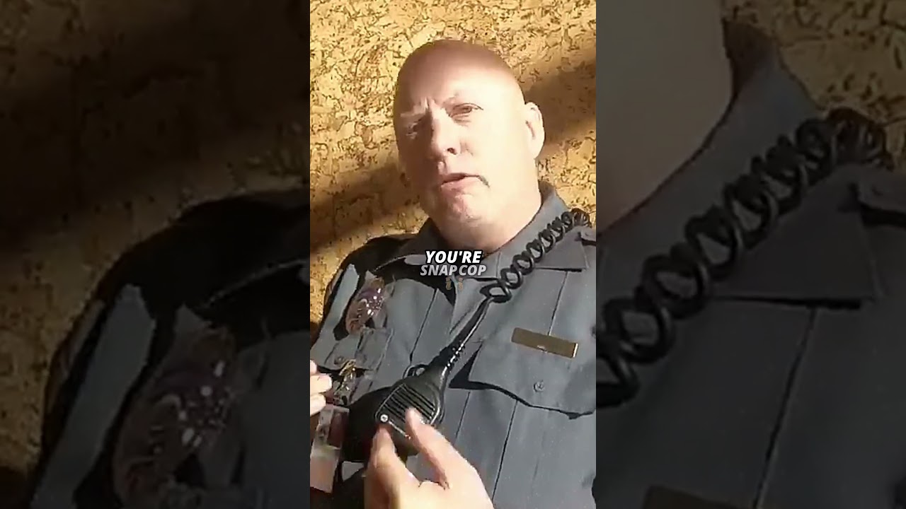 Power Tripping Security Officer Got Shut Down By A Cop