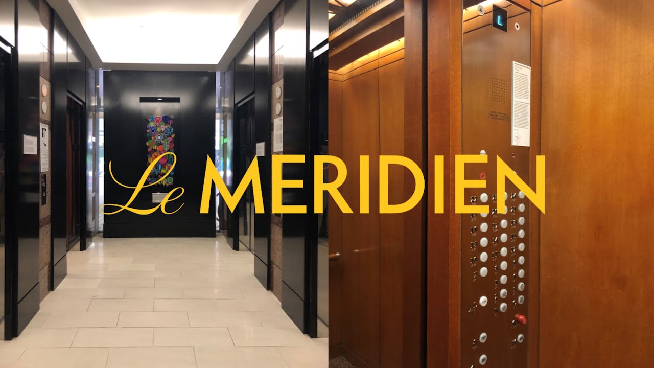 Vanity! Beautiful OTIS Traction Elevators - Le Méridien Hotel - San Francisco, CA