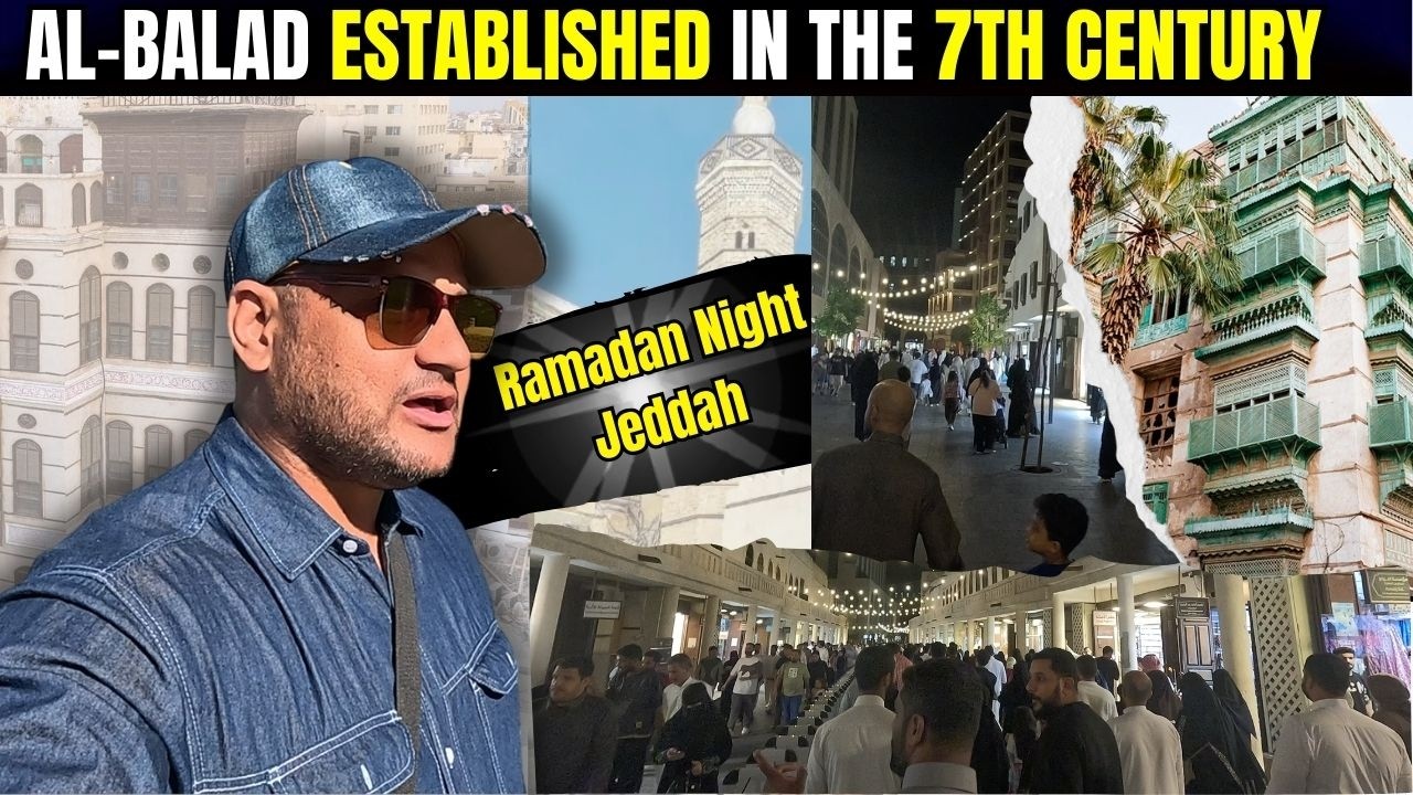 Ramadan in Saudi Arabia 🇸🇦 | Historic Jeddah Al-Balad & Iftar Vibes | 4K
