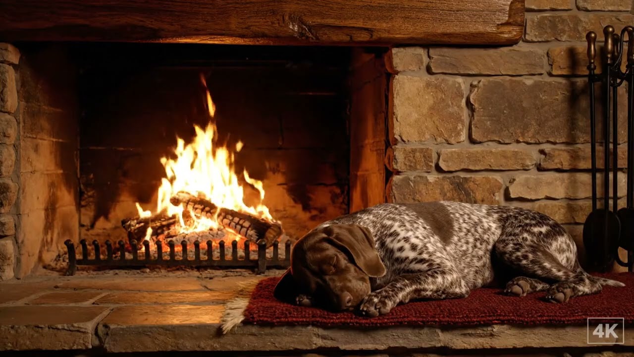 ASMR Fireplace 🔥 Gentle Crackling Fire Sounds for Deep Sleep