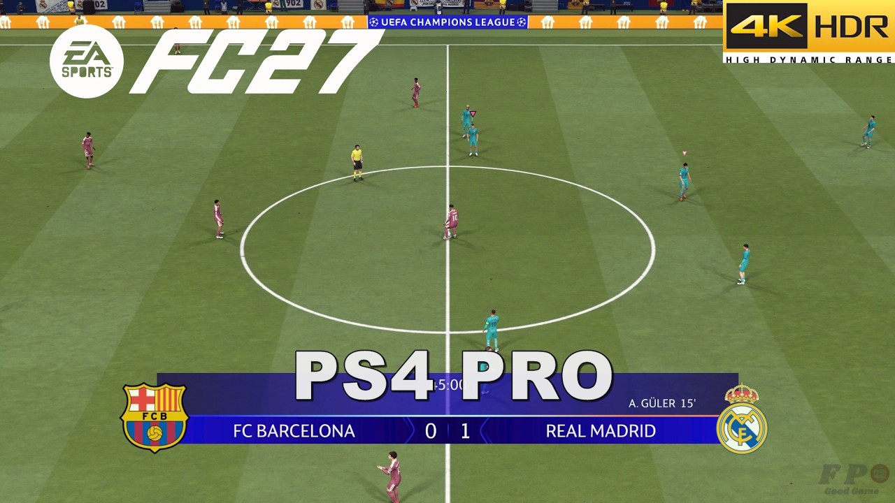FC 27 Геймплей на PS4 Pro (старое поколение) [4K HDR]
