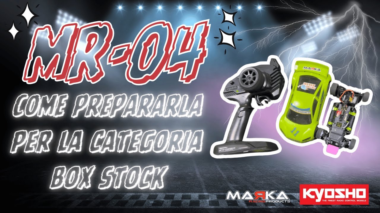 Kyosho MINI-Z MR04: Come prepararla per la categoria "BOX STOCK"