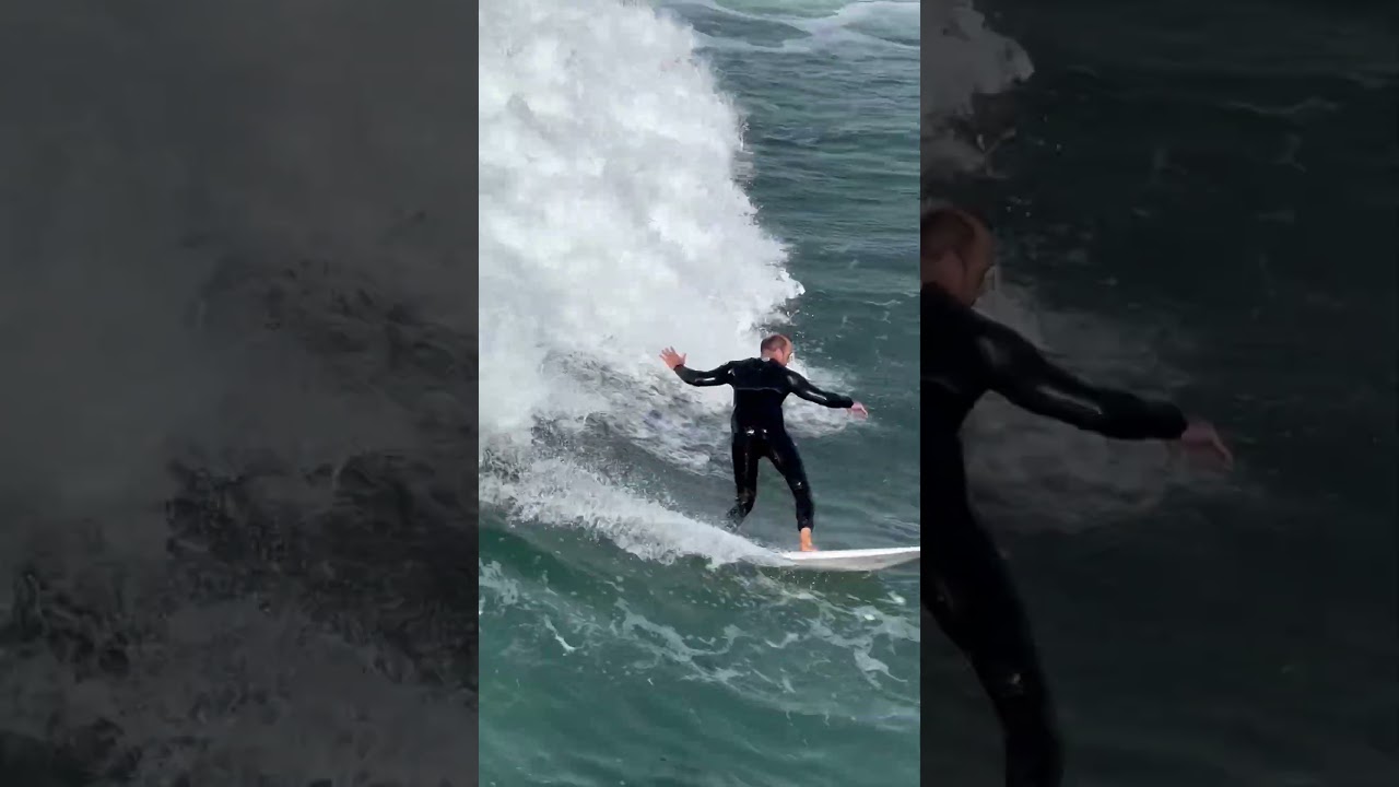 Surfing San Diego waves