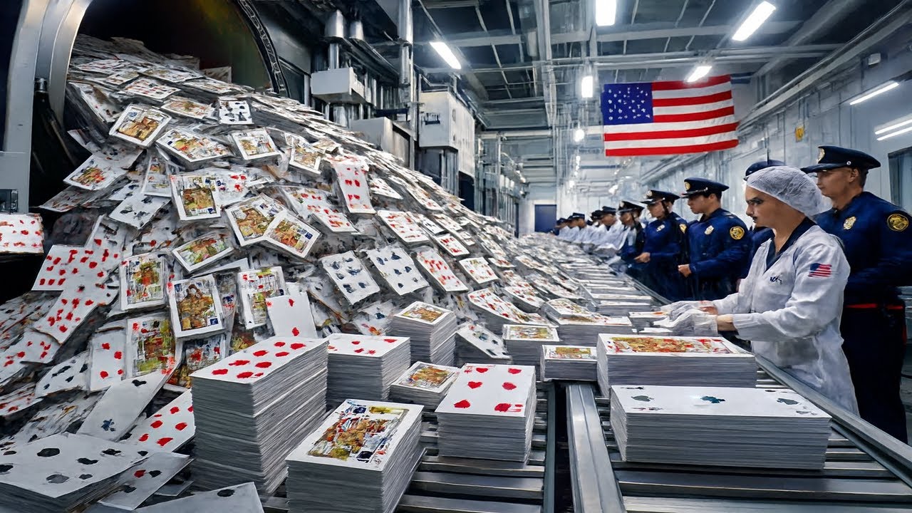 Comment des Millions de Jeux de Cartes Sont Produits Chaque Ann&eacute;e