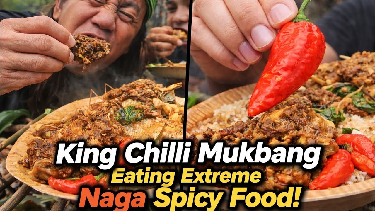 Extreme Spicy Mukbang With Naga friend 😊😅