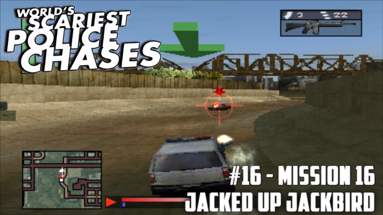 World's Scariest Police Chases #16 - Mission 16 (Jacked Up Jackbird)