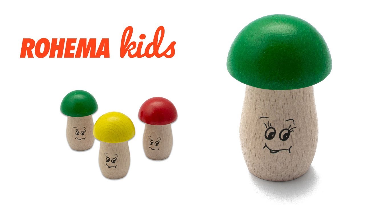 Mushroom Shaker Green - Rohema Kids Percussion