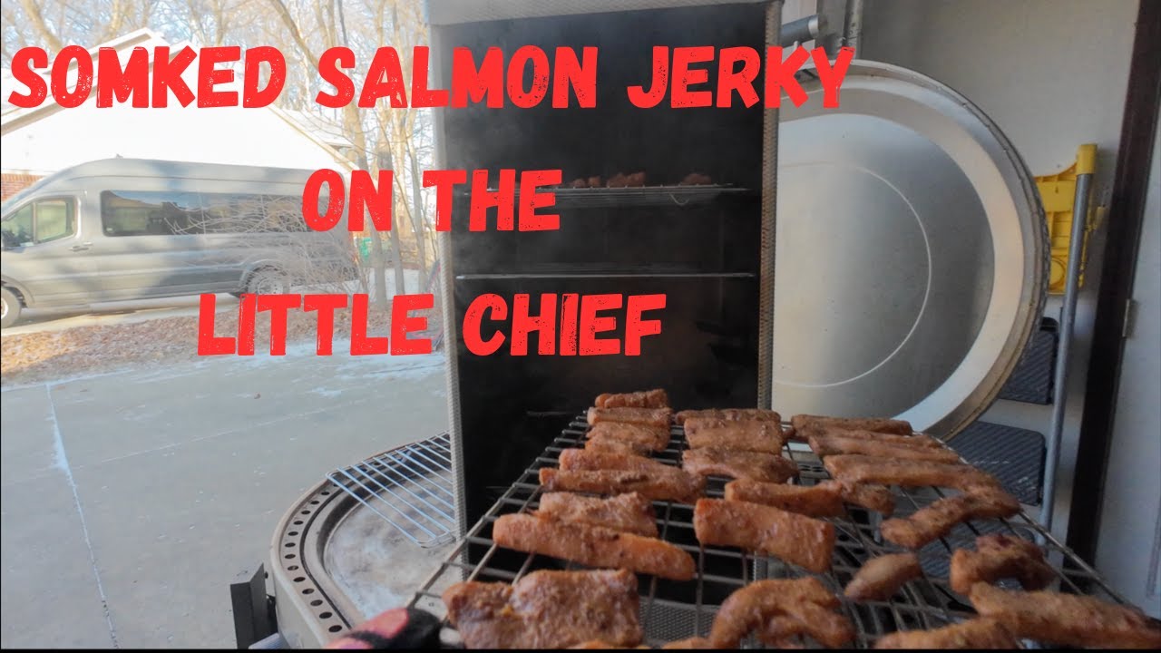 Вяленая лососевая вырезка на борту Little Chief!