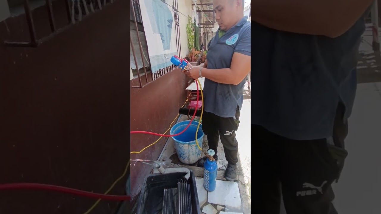 EVAPORATOR COIL LEAKING | REPAIR & SYSTEM REPROCESS DAIKIN SPLIT TYPE 