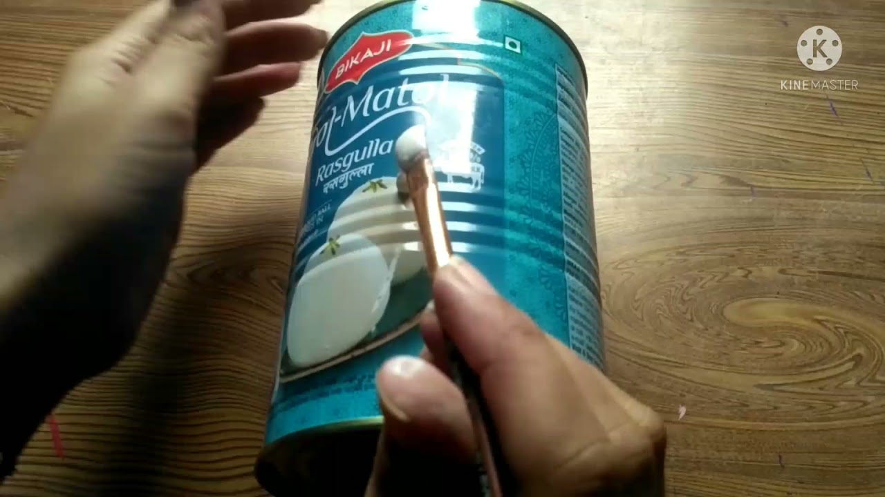 painting on a tin container |  lotus painting | explore with Parul 🌸