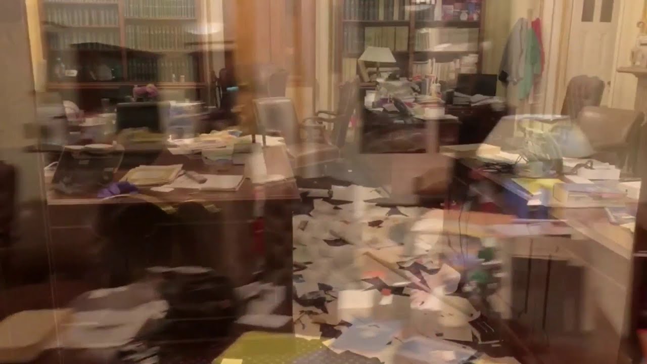 Video shows aftermath in Capitol after Trump supporters storm building