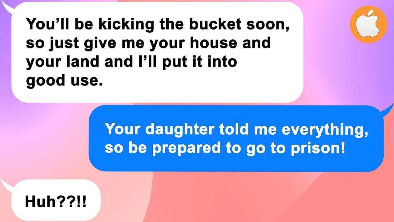 [Apple] My son and DIL barge in my house and plot to steal my assets; granddaughter takes my side