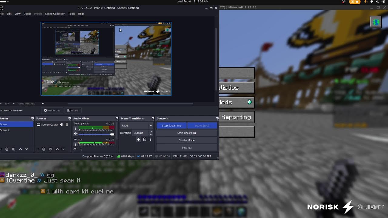 MINECRAFT **lIVE** PVP AND MORE JOIN UP