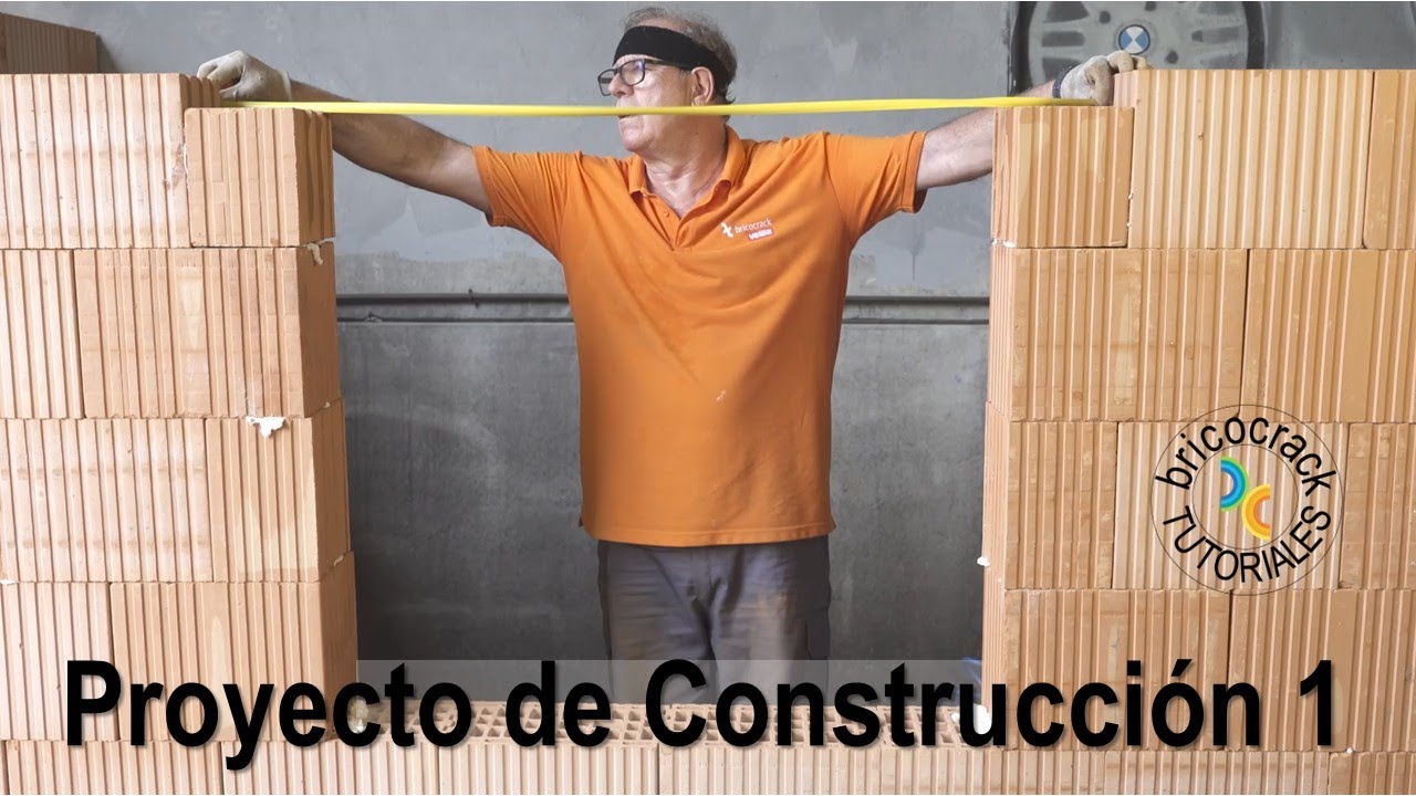 Construcción con ladrillo rectificado y espuma adhesiva (Bricocrack)