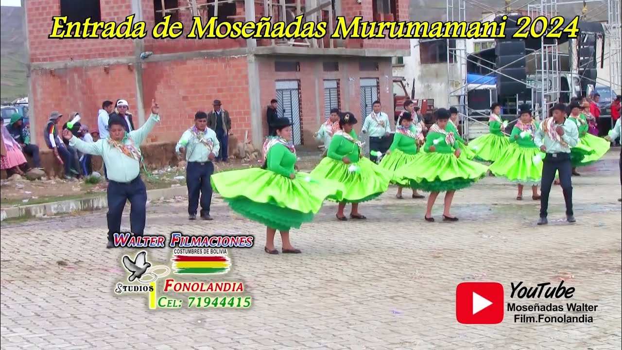 Entrada de Murumamani 2024 con la Moseñada Internacional Real Kantuta de Colquiri Cel 71944415