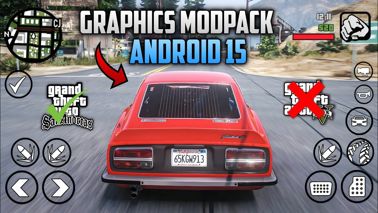 GTA SA Android: GTA 5 Graphics ModPack V2 (2025) – All Devices Supported! 😍