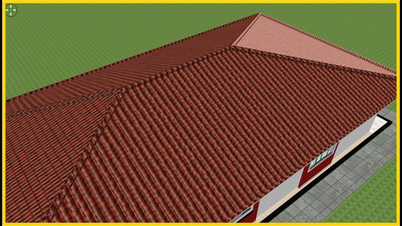 COMO FAZER TELHADO 4 QUEDAS SWEET HOME 3D