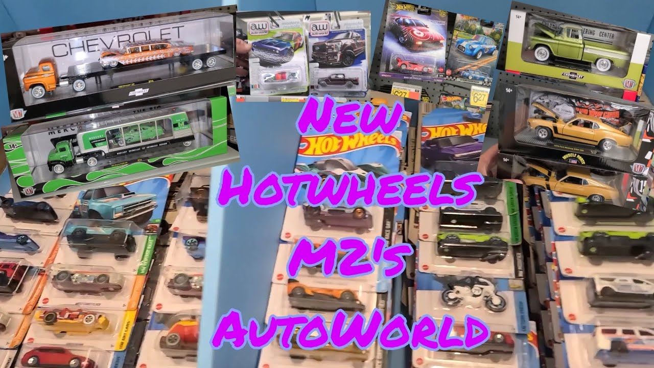Awesome New M2 Haulers and 1:24th scale Fresh Autoworld and plenty of Hotwheels 🤟🏽🔥