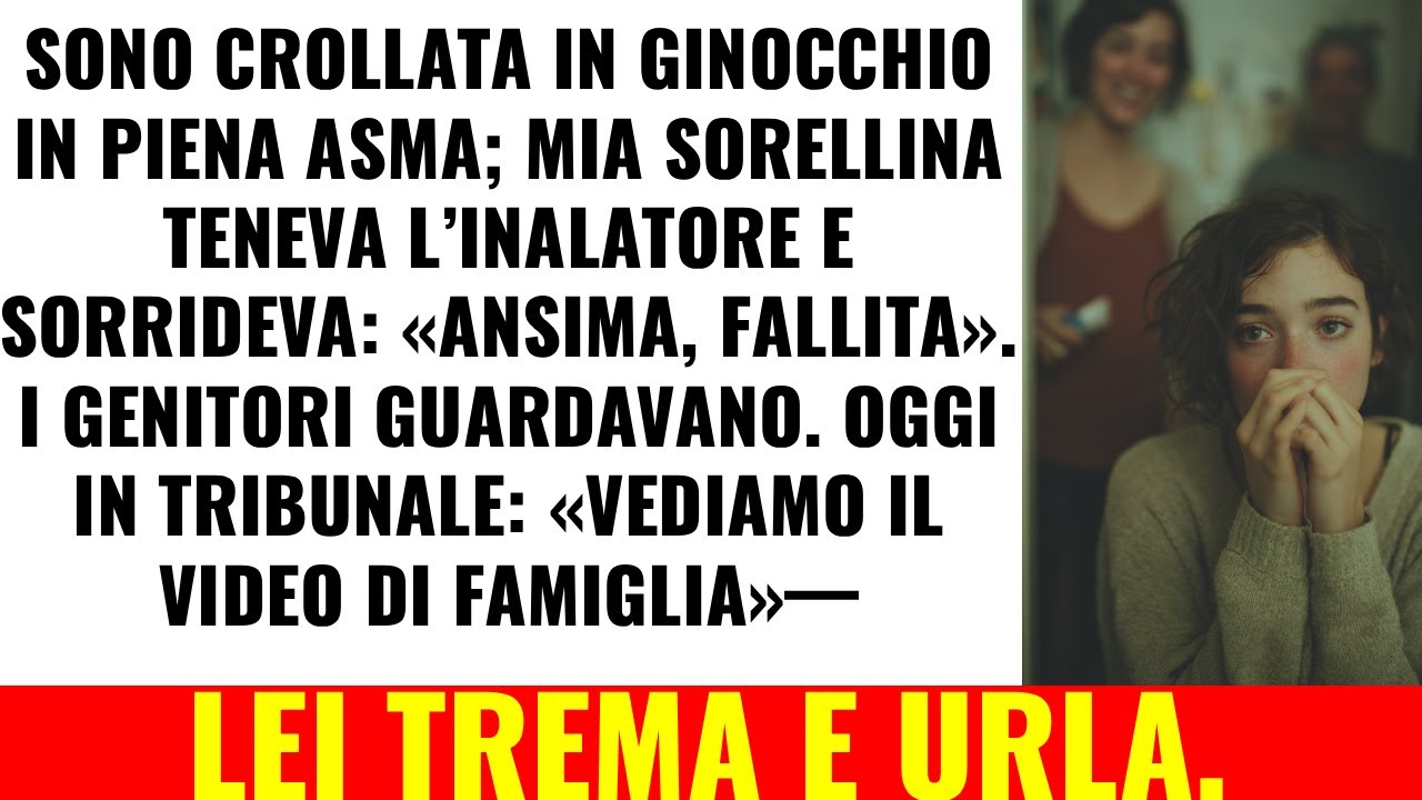 «Ansima, Perdente», Disse Mia Sorella. Poi L’Avvocato Scioccò Tutti