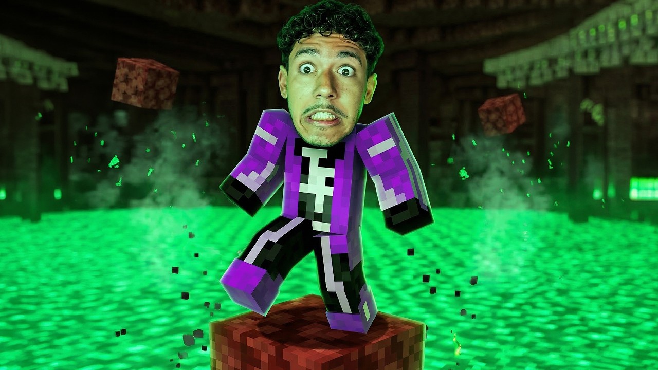 MINECRAFT, MAS SE ENCOSTAR NA GRAMA O VÍDEO ACABA!