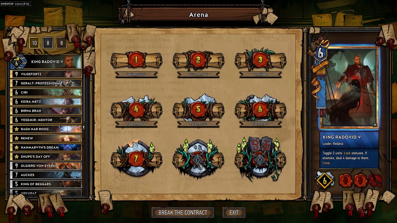 Gwent Public Beta - Arena run: Wins #7-9