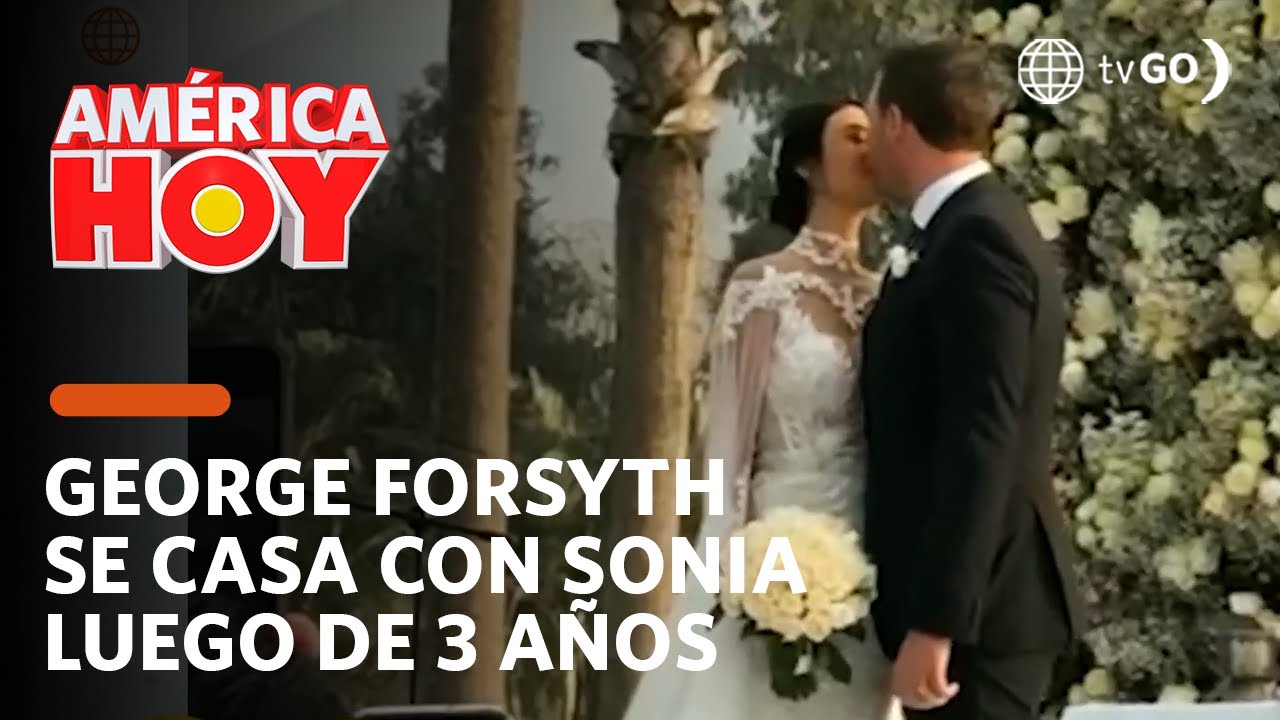 América Hoy: La boda de George Forsyth y Sonia La Torre (HOY)