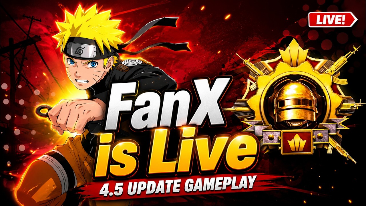 NEW BGMI 4.5 update gameplay || FanX is Live || #bgmi #bgmilive #live #livestream #pubgmobile