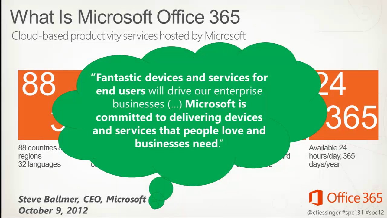 SharePoint Conference 2012 Introducing Project Online, a New Office 365 Service