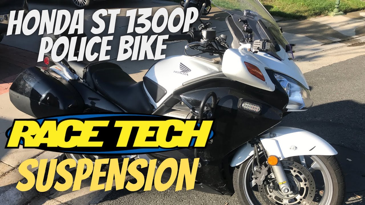 HONDA ST1300 new RACE TECH suspension.