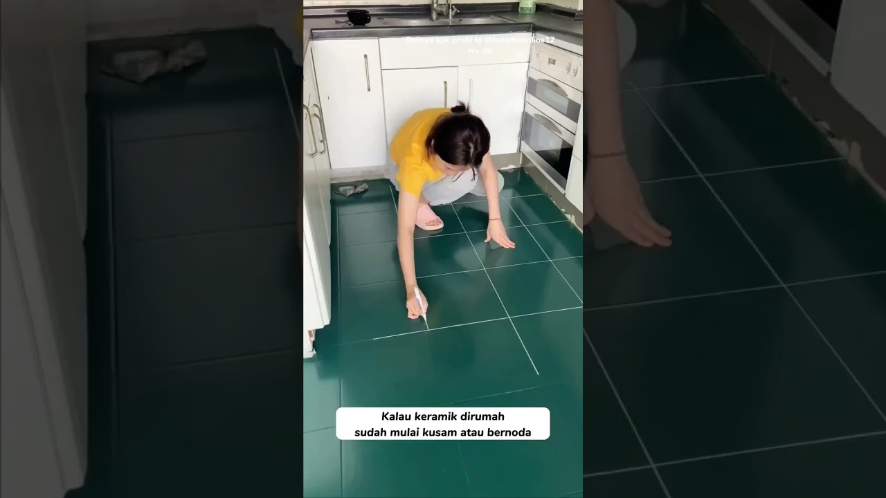 GAK USAH SUSAH SUSAH GANTI KERAMIK KALAU ADA CAT INI #keramik #keramikmurah