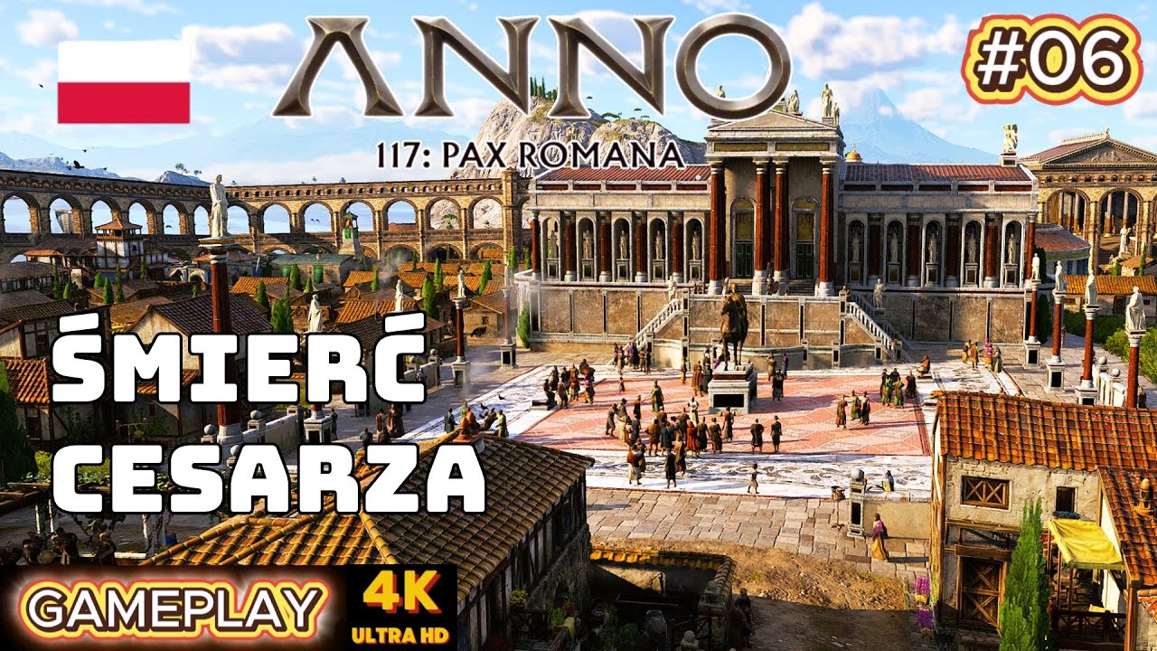 Anno 117: Pax Romana PL – odc. 6 🎉 Urodziny Julii i festiwal Ceres! | Gameplay po Polsku