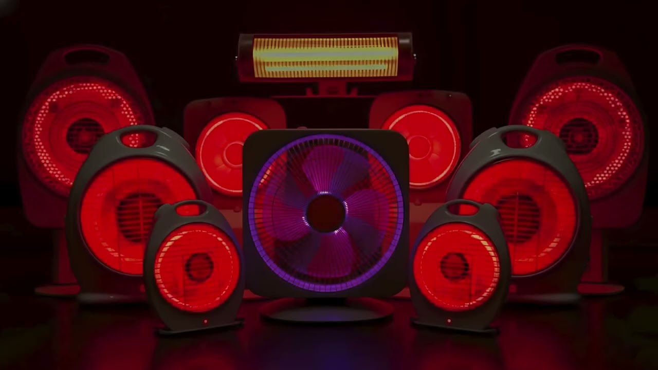 10 INTENSE Fan Heater Sounds and Deep Box Fan Noise to Sleep Instantly Tonight | 528 Hz Healing