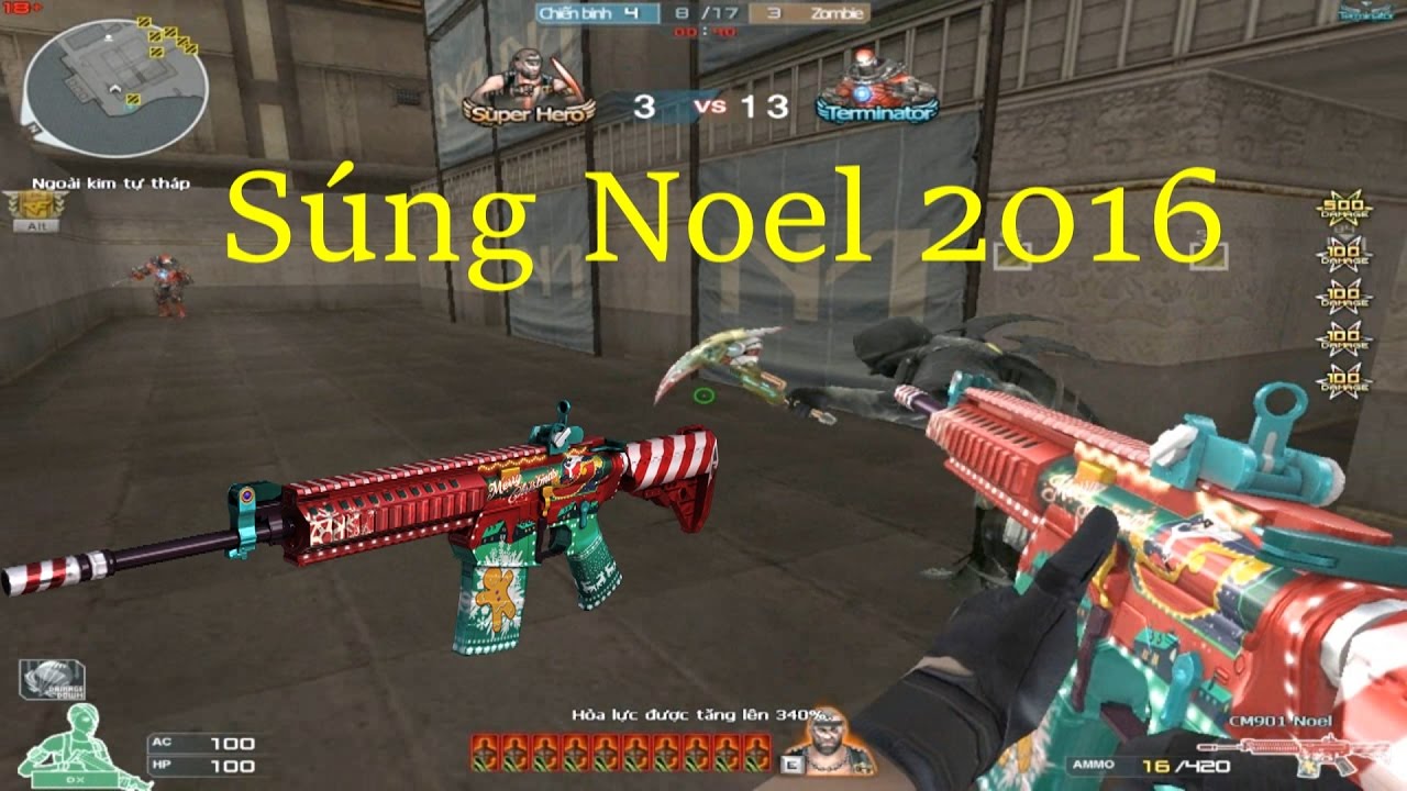 [ B&igrave;nh Luận CF ] CM901-Noel - Tiền Zombie v4