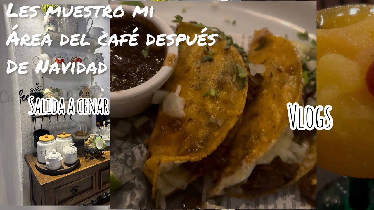 Así quedó mi área del café después de Navidad ☕✨ | Decoración + salida a cenar