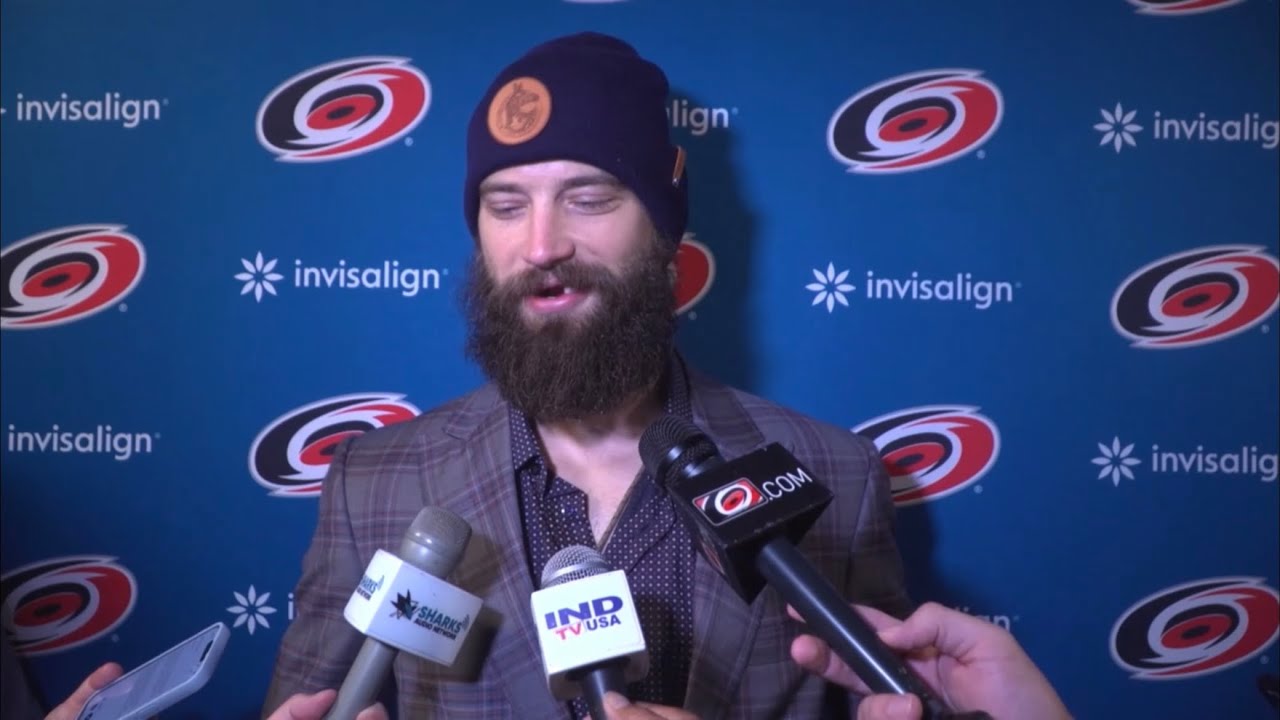 Brent Burns had dinner with Joe Thornton before return to San Jose