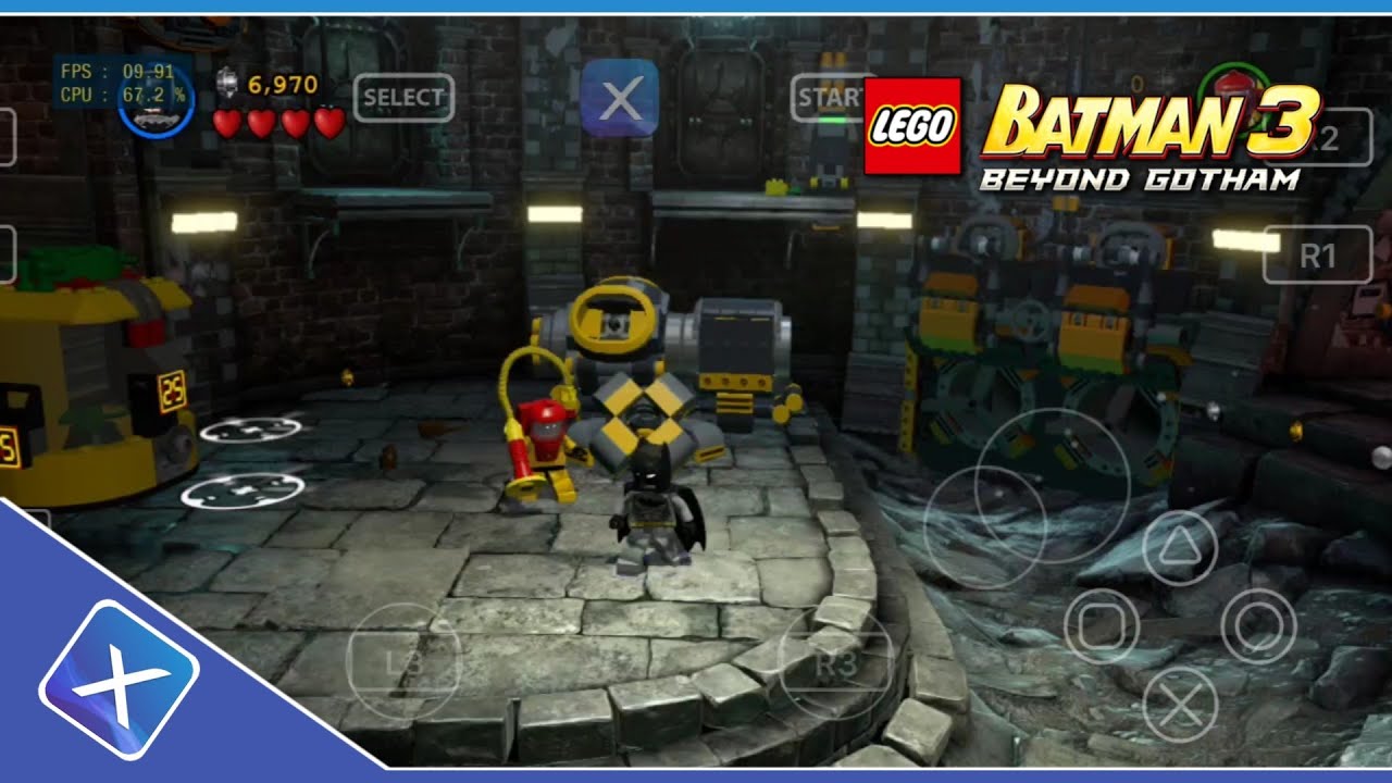 LEGO Batman 3: Beyond Gotham (PS3) on Android | RPCSX UI Android