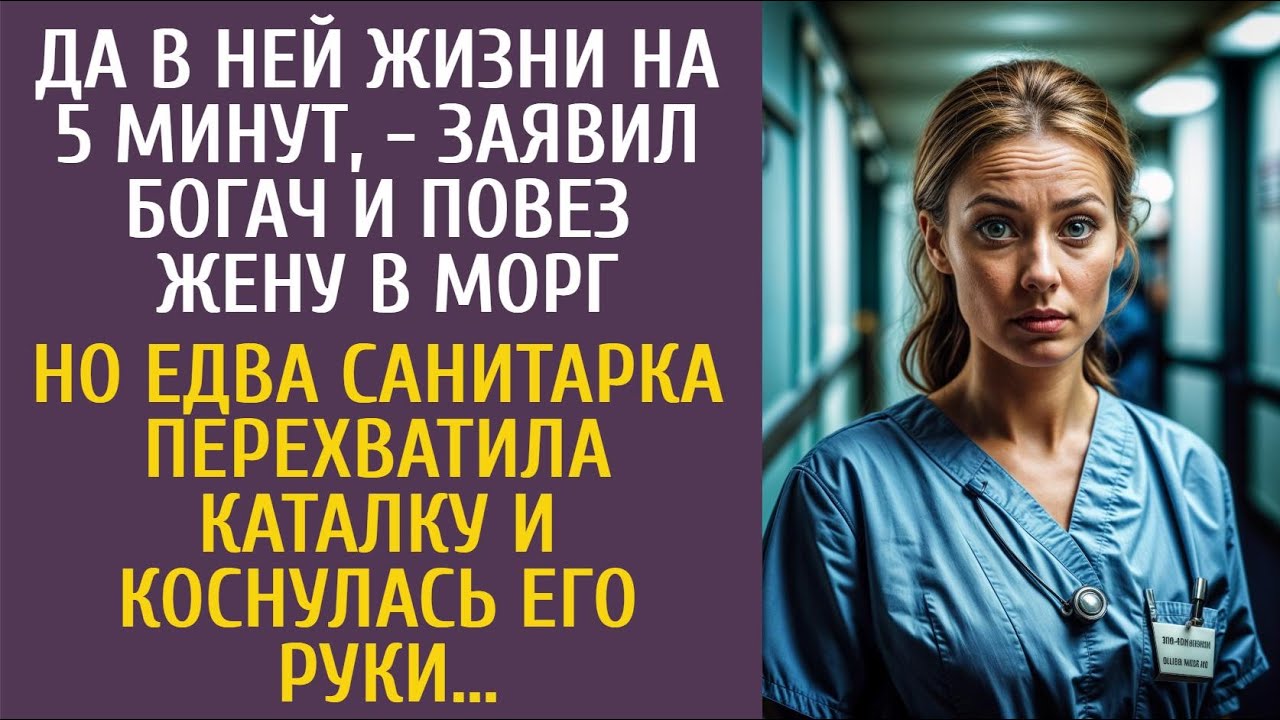 Да в ней жизни на 5 минут, - заявил богач и повез жену в морг… Но едва санитарка перехватила каталку