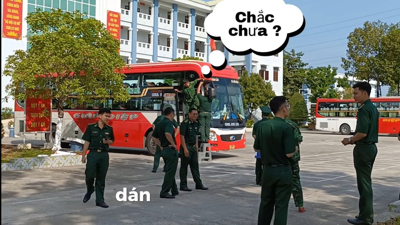 Ôm vợ nhỏ cùng 3 chiếc xe đưa quân vũng tàu nhập ngũ !