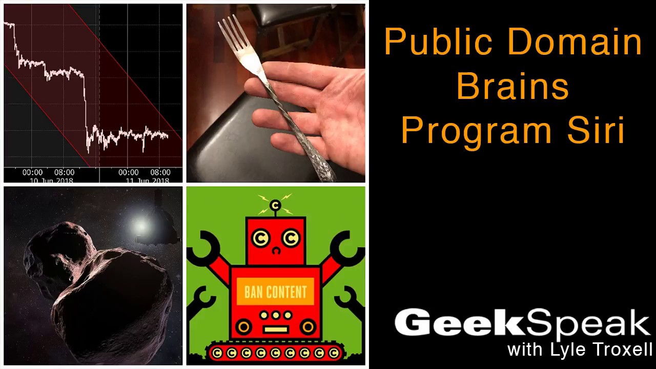 Public Domain Brains Program Siri - GeekSpeak Podcast with Lyle Troxell