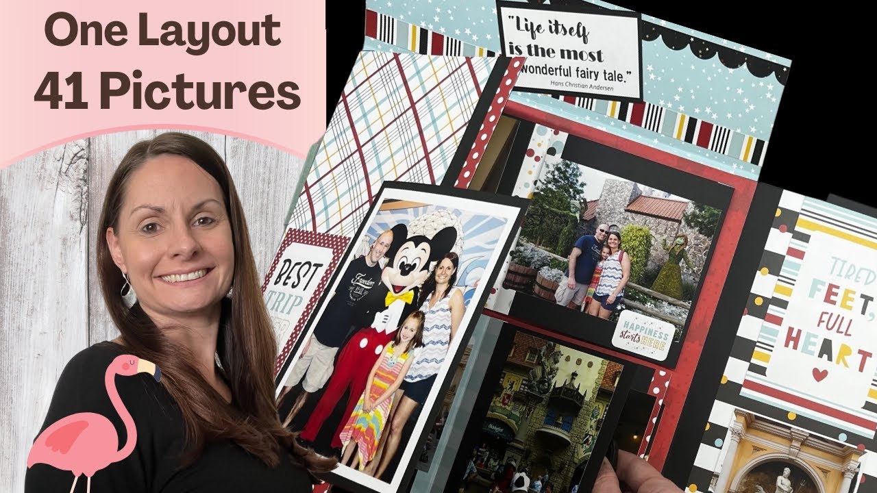 Disney Scrapbook Layout Flip Pages