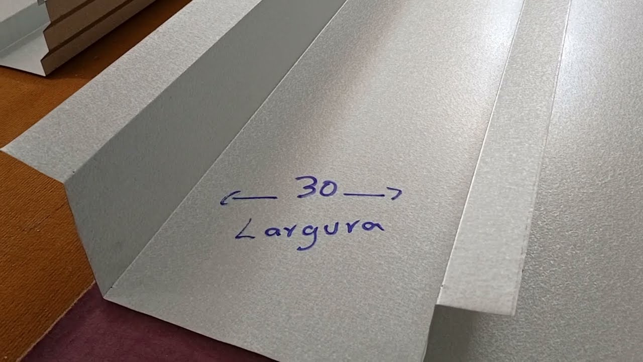 Como Fazer Calha Passo a Passo
