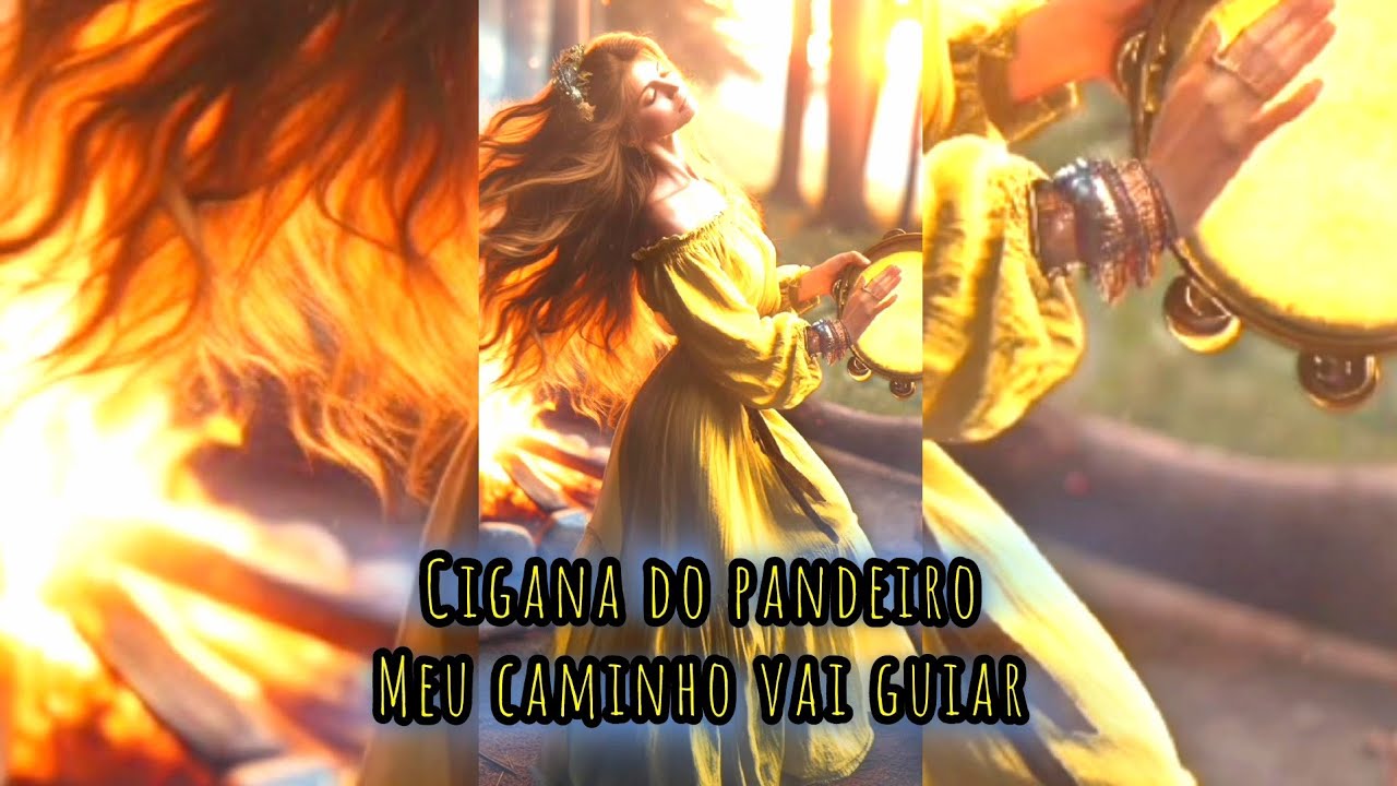 Ponto para Cigana do Pandeiro - Ó linda cigana, vem dançando formosa