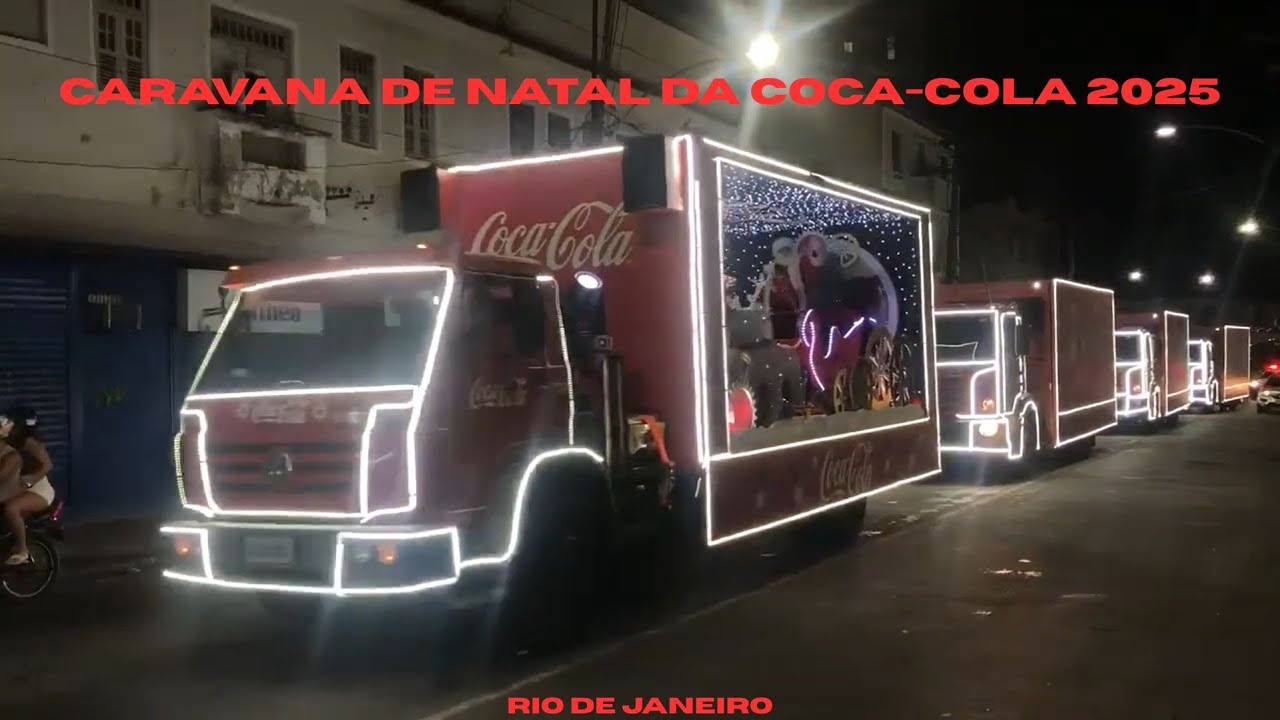 Caravana de Natal da Coca-Cola 2025 na Grande Tijuca