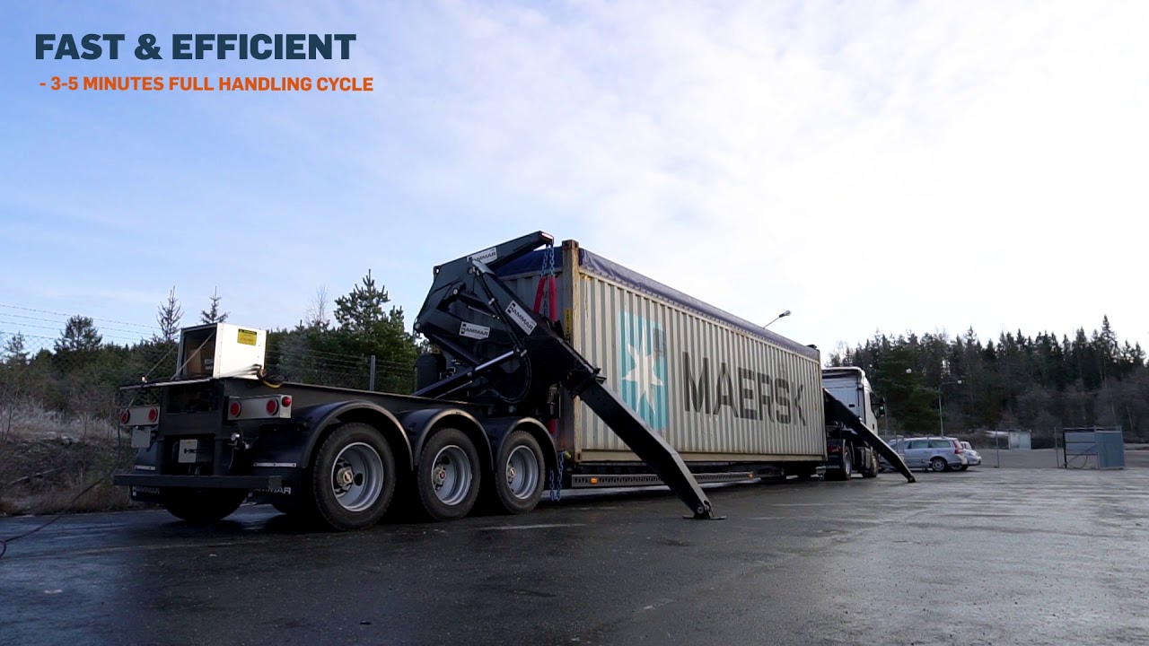 Hammar self loading low bed trailer
