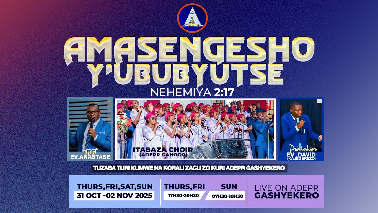 URUGENDO RW'IVUGABUTUMWA KURI ADEPR GASHYEKERO LE 02/11/2025