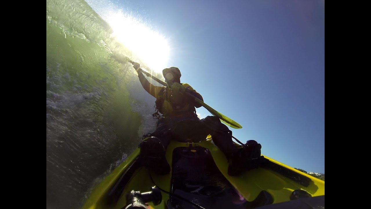 Viking Kayaks Profish Reload & GoPro kayak surf session