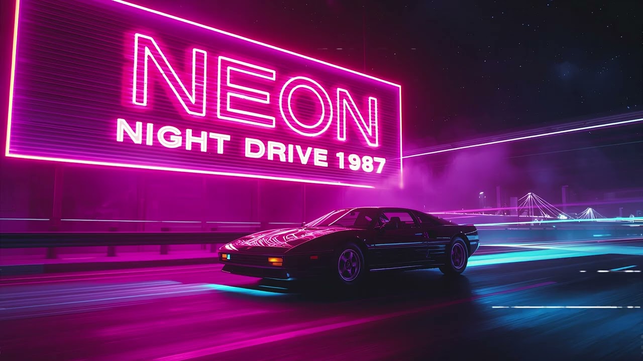 Neon Night Drive 1987 &ndash; Synthwave Heat on Midnight Highways