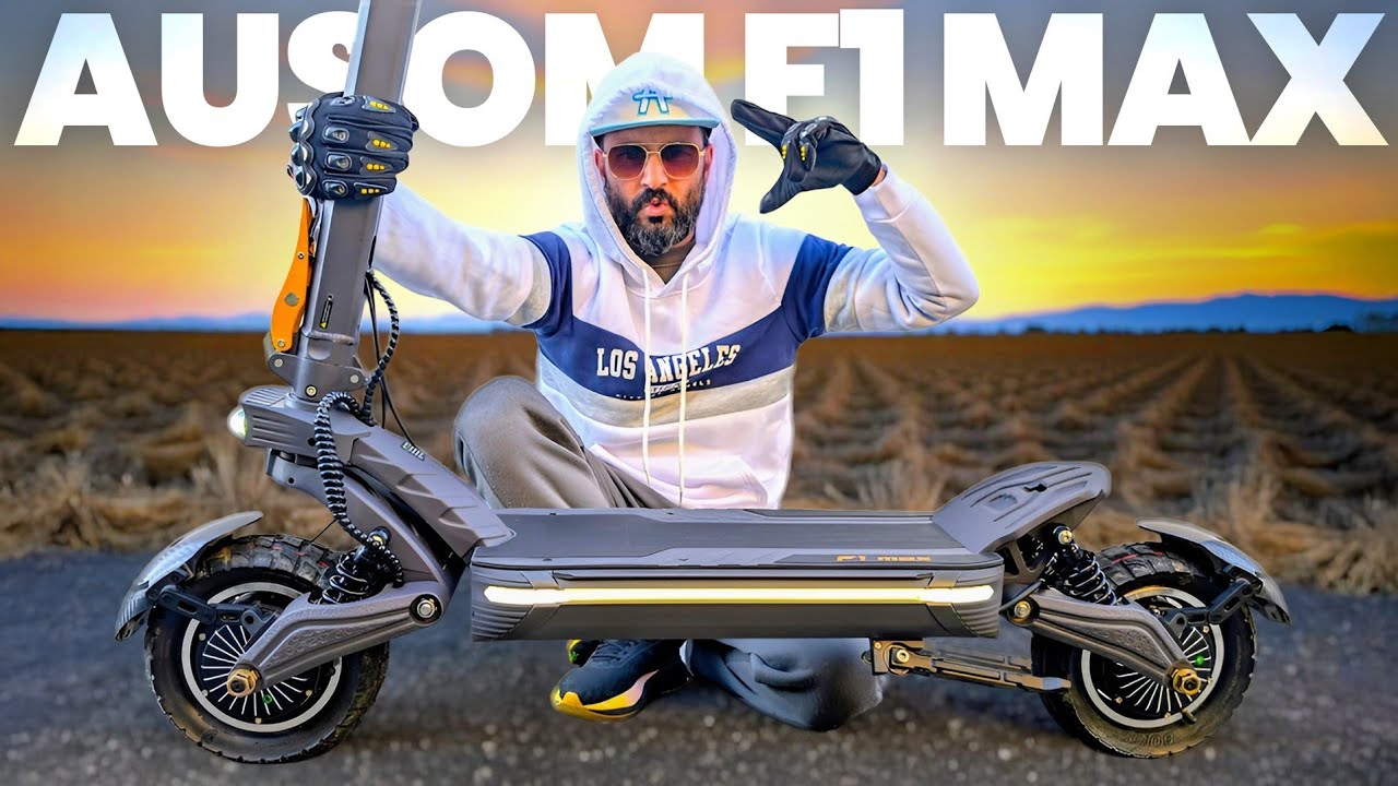 😱 AUSOM F1 Max PERFORMANCE MÁXIMA! Trotinete LOUCA e Qualidade confirmada!