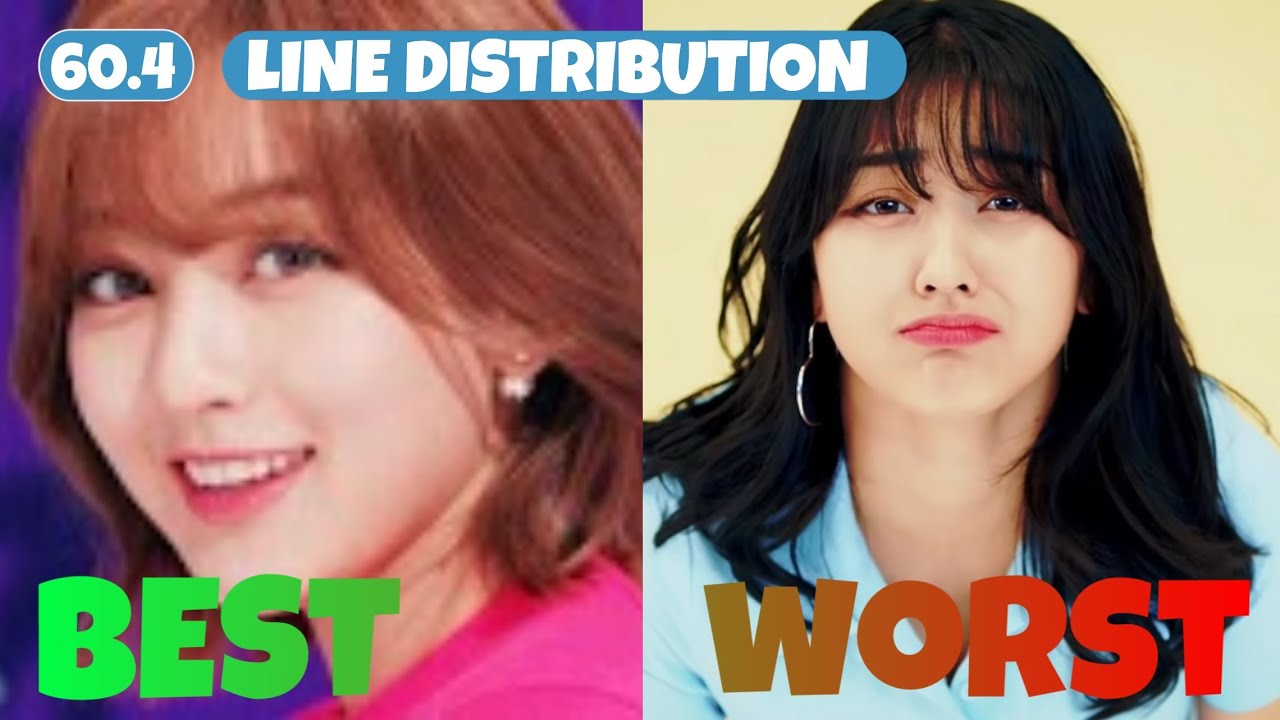 BEST and WORST Line Distributions Of Kpop Girl Groups